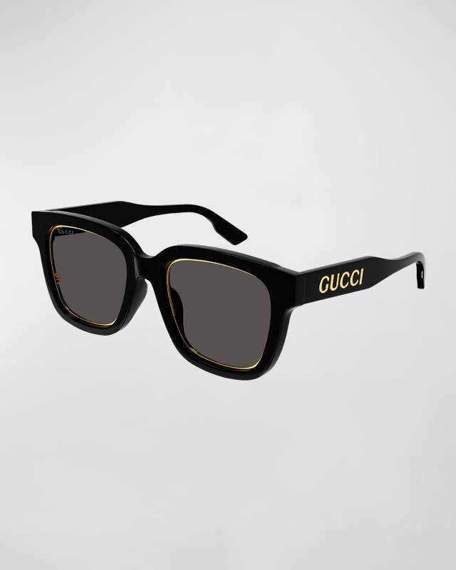 Logo Square Acetate Sunglasses